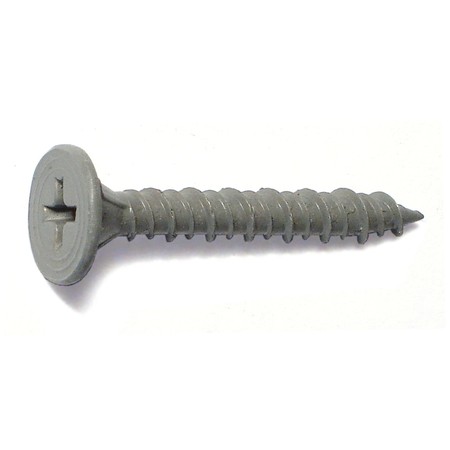 Buildright Drywall Screw, #8 x 1-1/4 in, Steel, Wafer Head Phillips Drive, 784 PK 08849